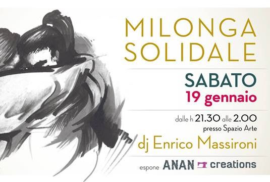 Milonga Solidale Oltretango 19.01.19