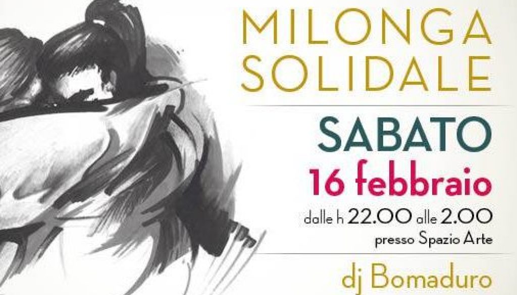 Milonga Solidale Oltretango - 16.02.19