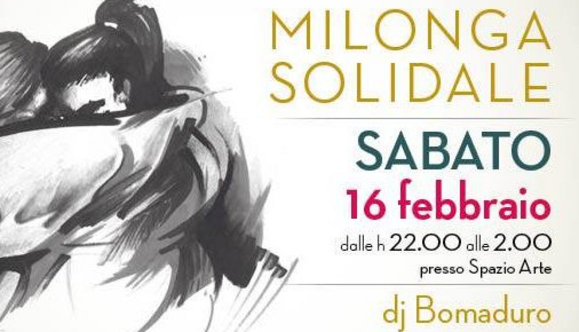 Milonga Solidale Oltretango - 16.02.19