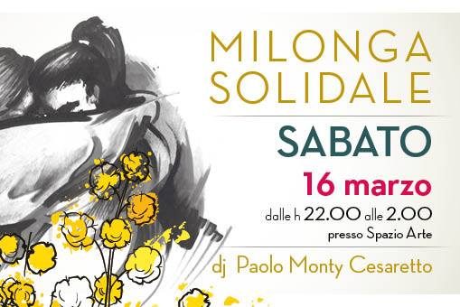 Milonga Solidale 16 marzo 2019