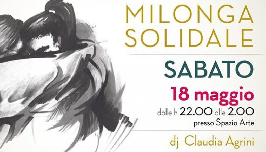 Oltretango Milonga Solidale 18 maggio 2019