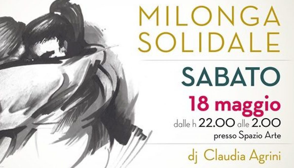 Oltretango Milonga Solidale 18 maggio 2019