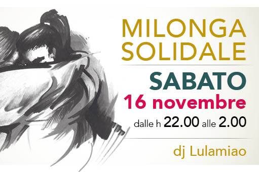 Milonga Solidale Oltretango 16.11.19