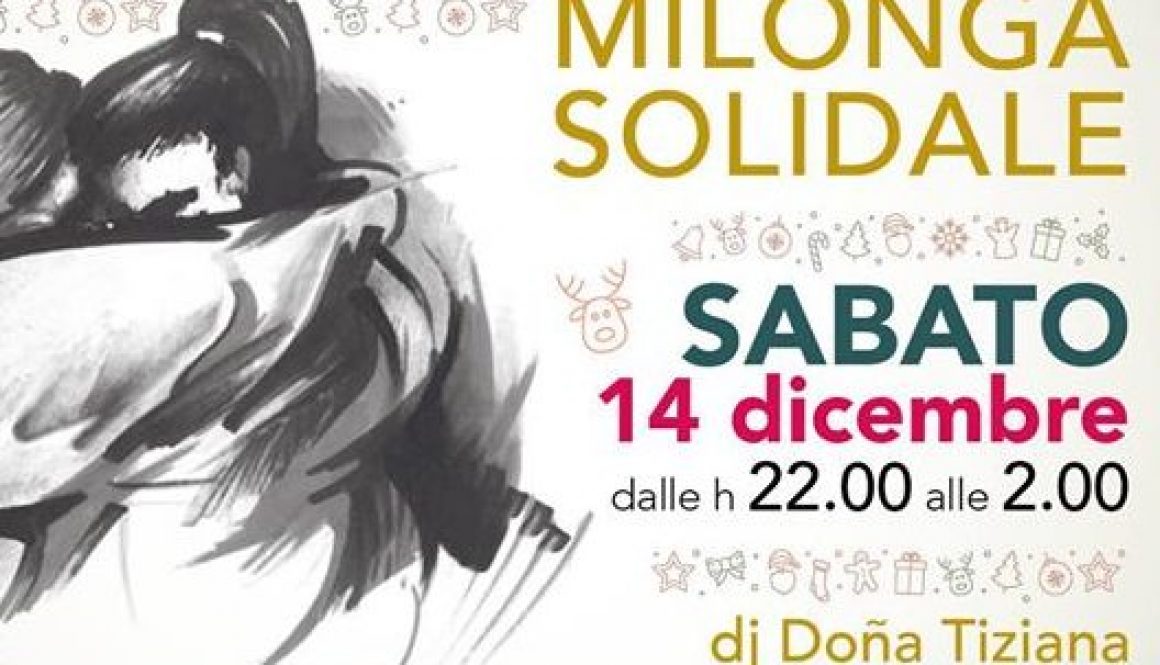 milonga solidale oltretango 14 dicembre