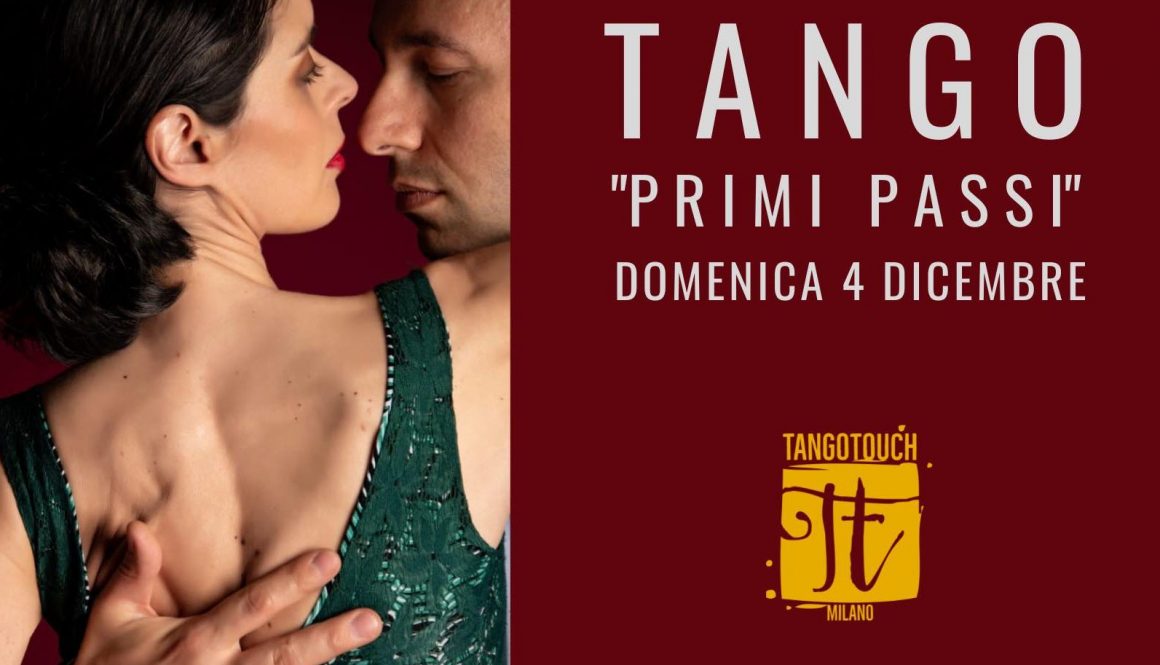 Volantino - Stage Intensivo "Primi Passi" e Pratica per scoprire il mondo del Tango Argentino