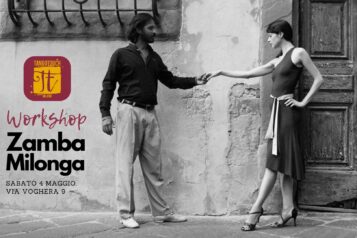 Volantino Stage di Milonga e Zamba Argentina a cura di Tango Touch - 4 maggio - Via Voghera 9