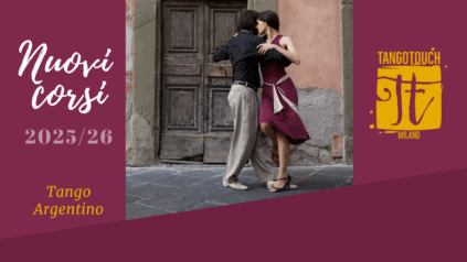 Volantino Corsi di Tango Argentino 2025 2026 a cura di Tango Touch Milano